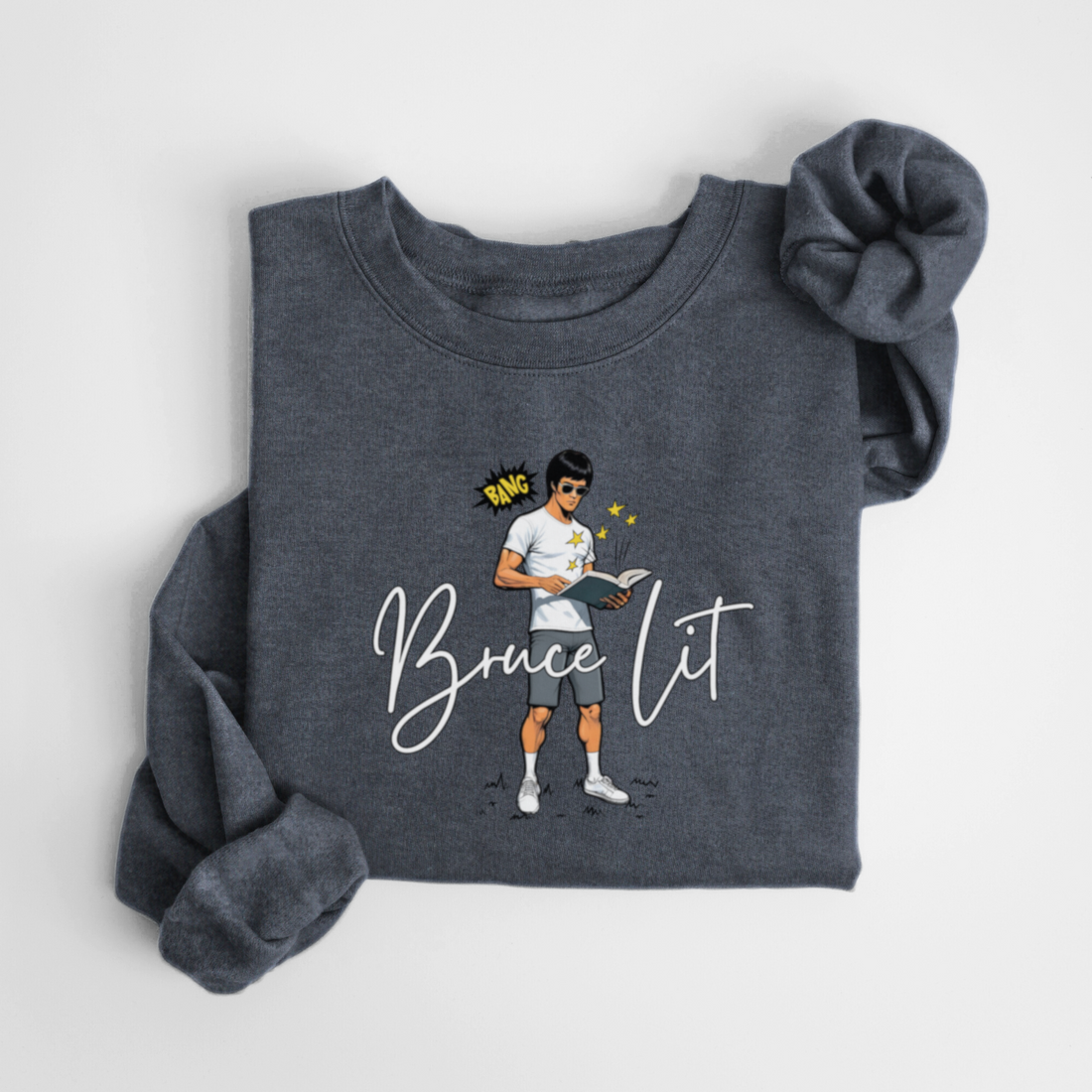 SWEATSHIRT BRUCE LIT - CHARBON