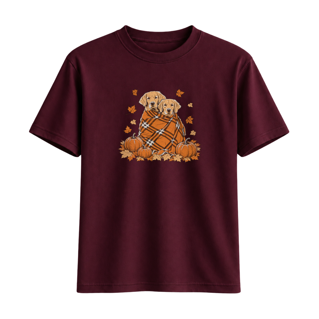 T-Shirt Chiens Automne