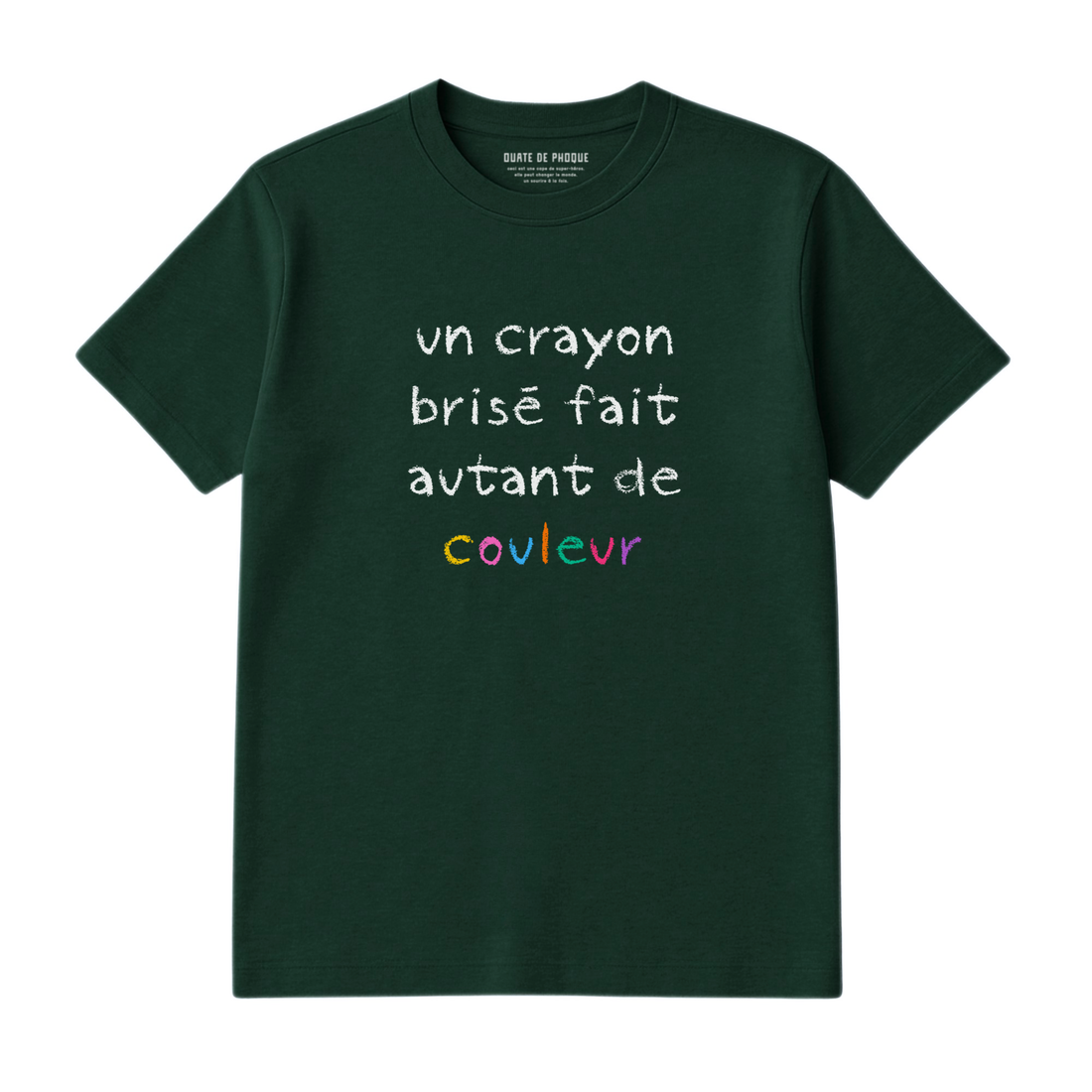 T-Shirt Crayon Couleur