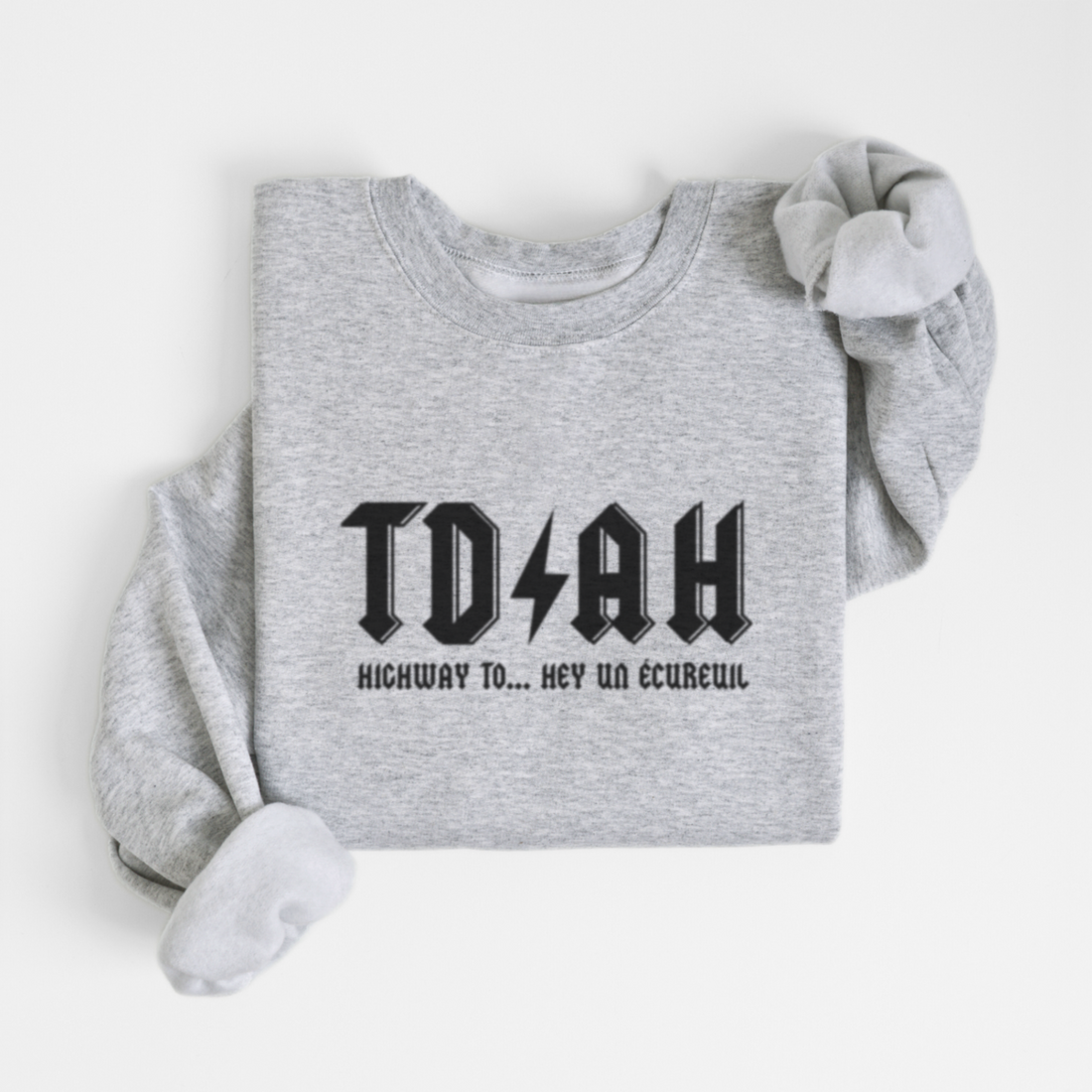 SWEATSHIRT TDAH 2.0 - GRUAU