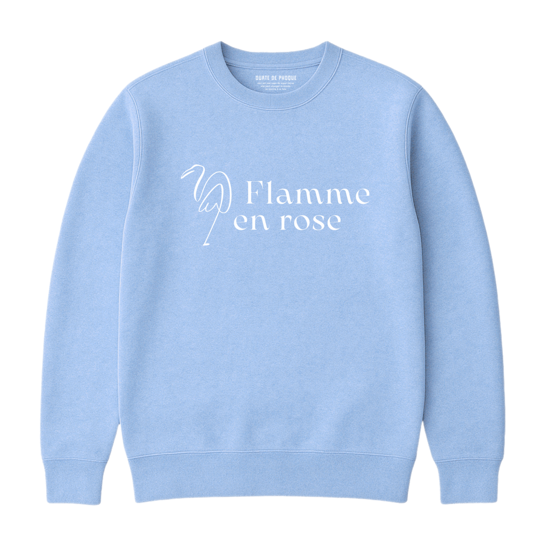 Sweatshirt Flamme En Rose