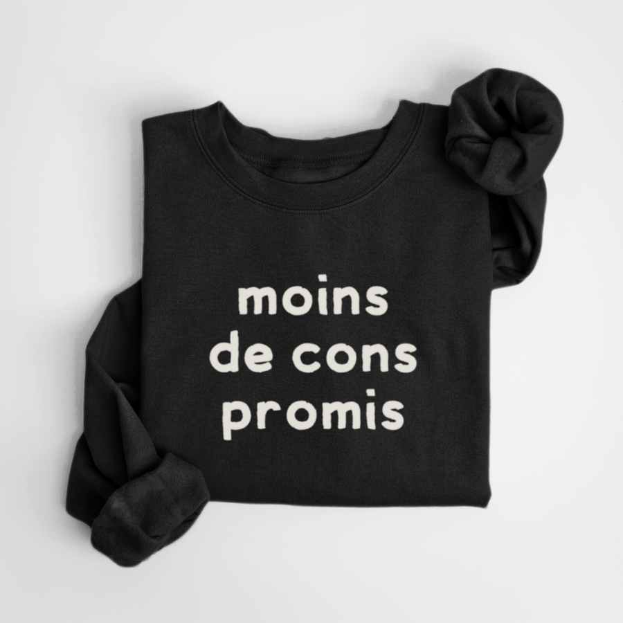 SWEATSHIRT CONS PROMIS - NOIR