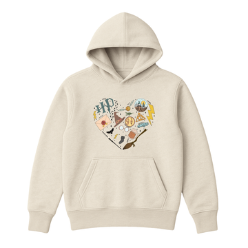 Hoodie Potter Coeur