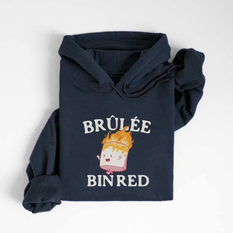 HOODIE BRÛLÉE BIN RED - MARINE