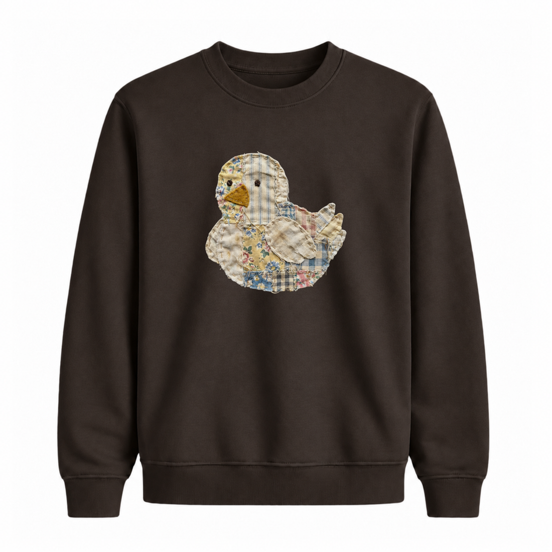 Sweatshirt Poussin Effet Patch