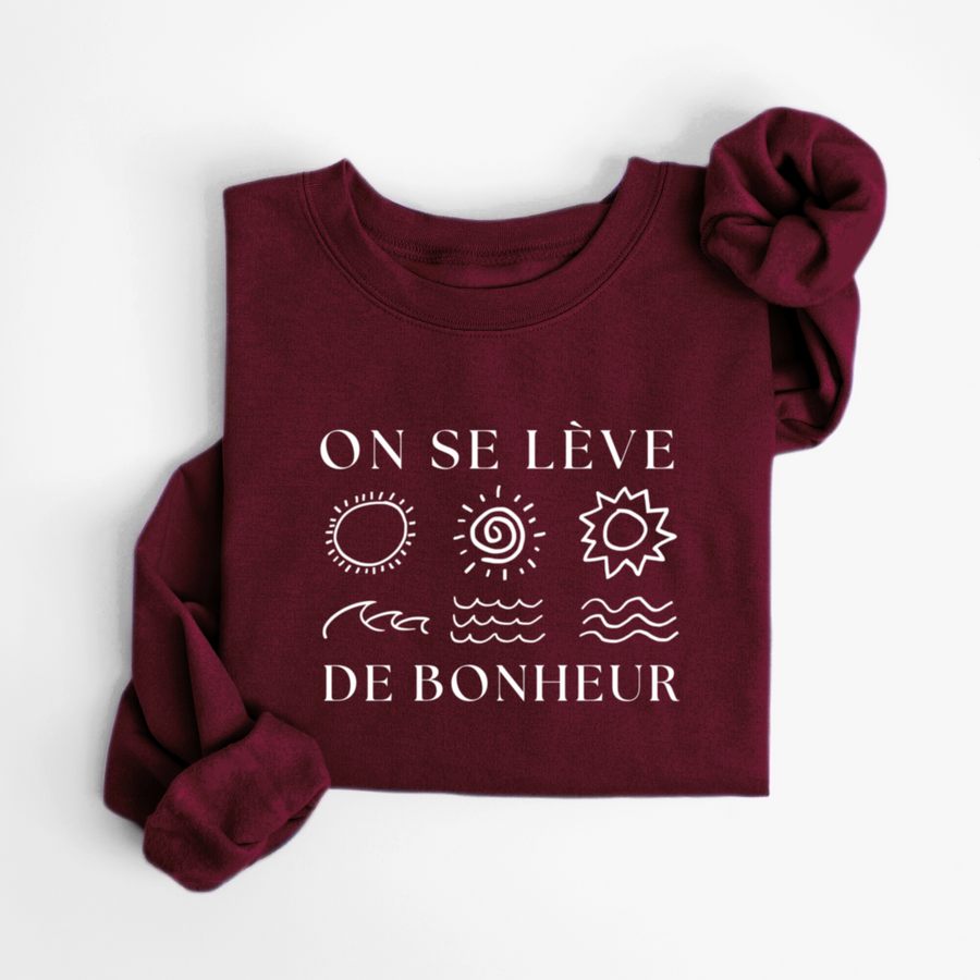 SWEATSHIRT LÈVE DE BONHEUR