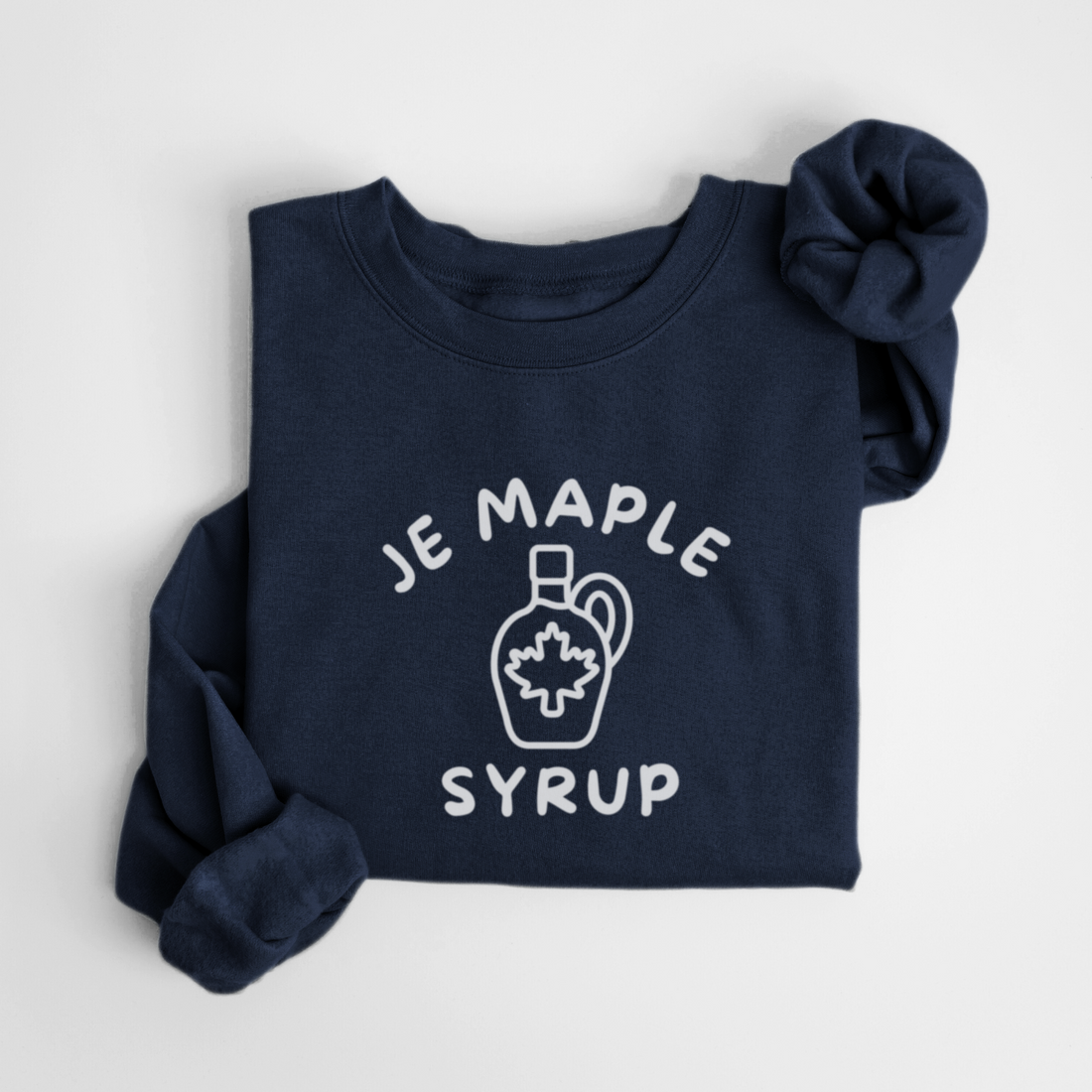 SWEATSHIRT MAPLE SYRUP - MARINE