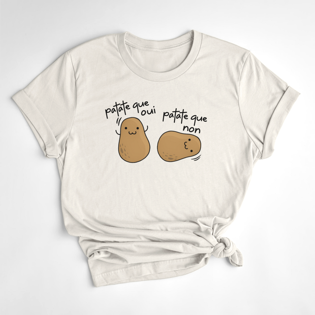 T-SHIRT PATATE QUE OUI