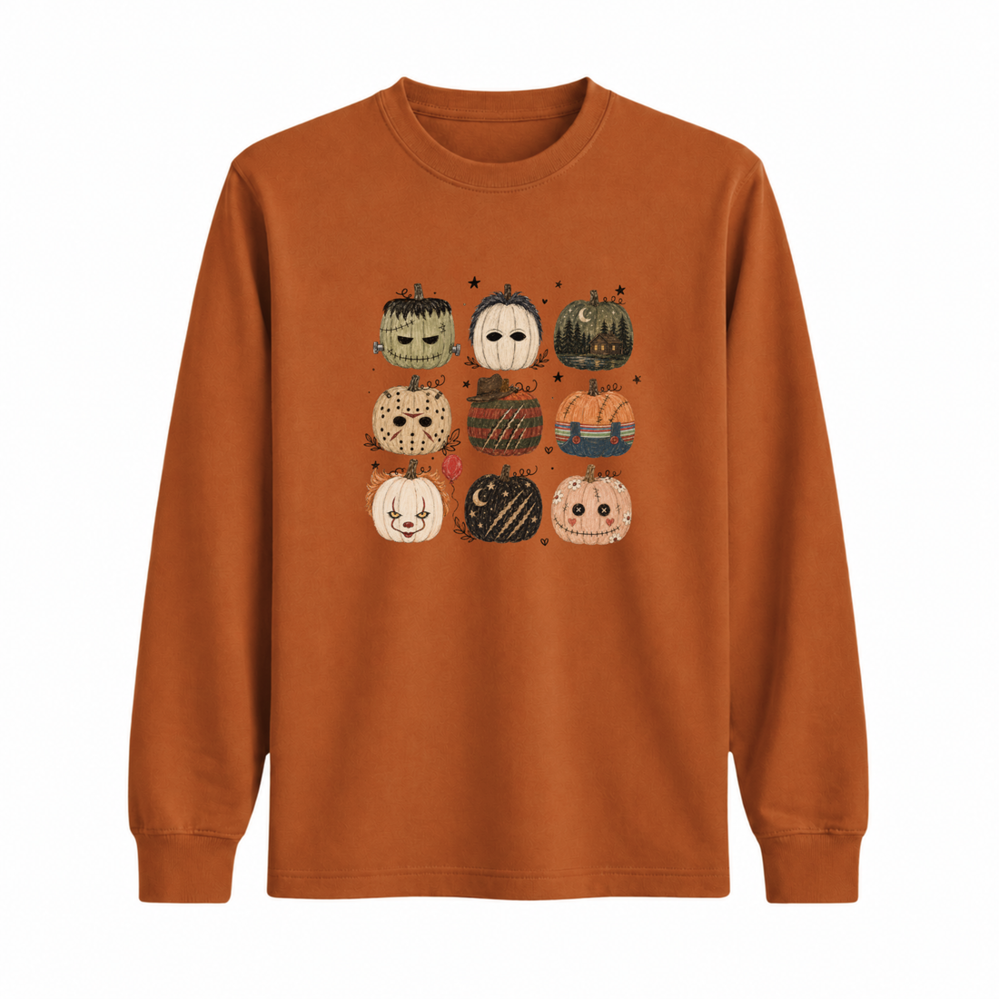 Longsleeve Citrouilles Vilains