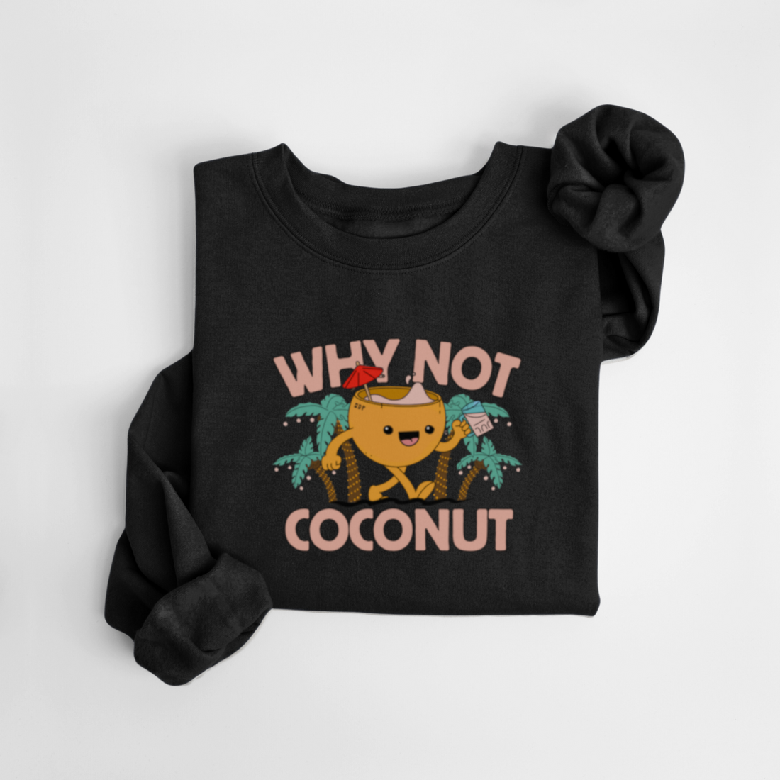 SWEATSHIRT WHY NOT COCONUT - ENFANT