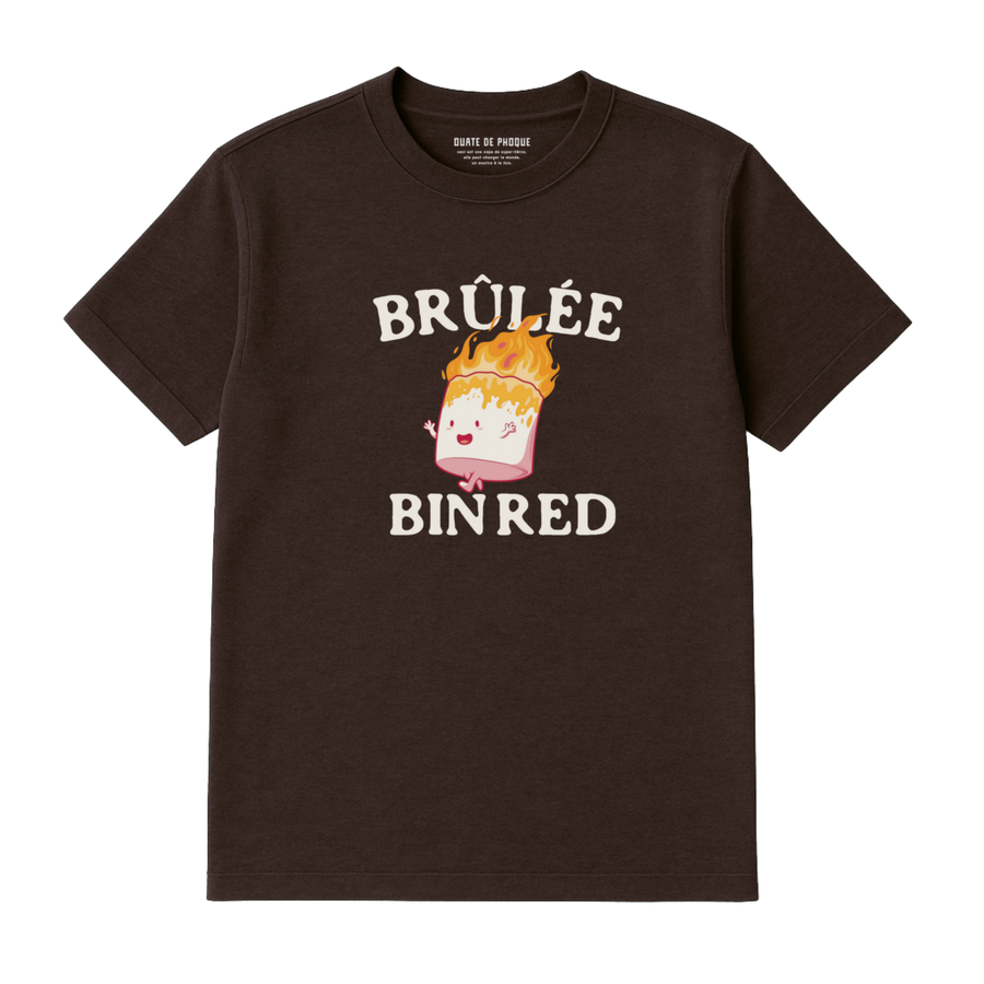 BURNED BIN RED T-SHIRT