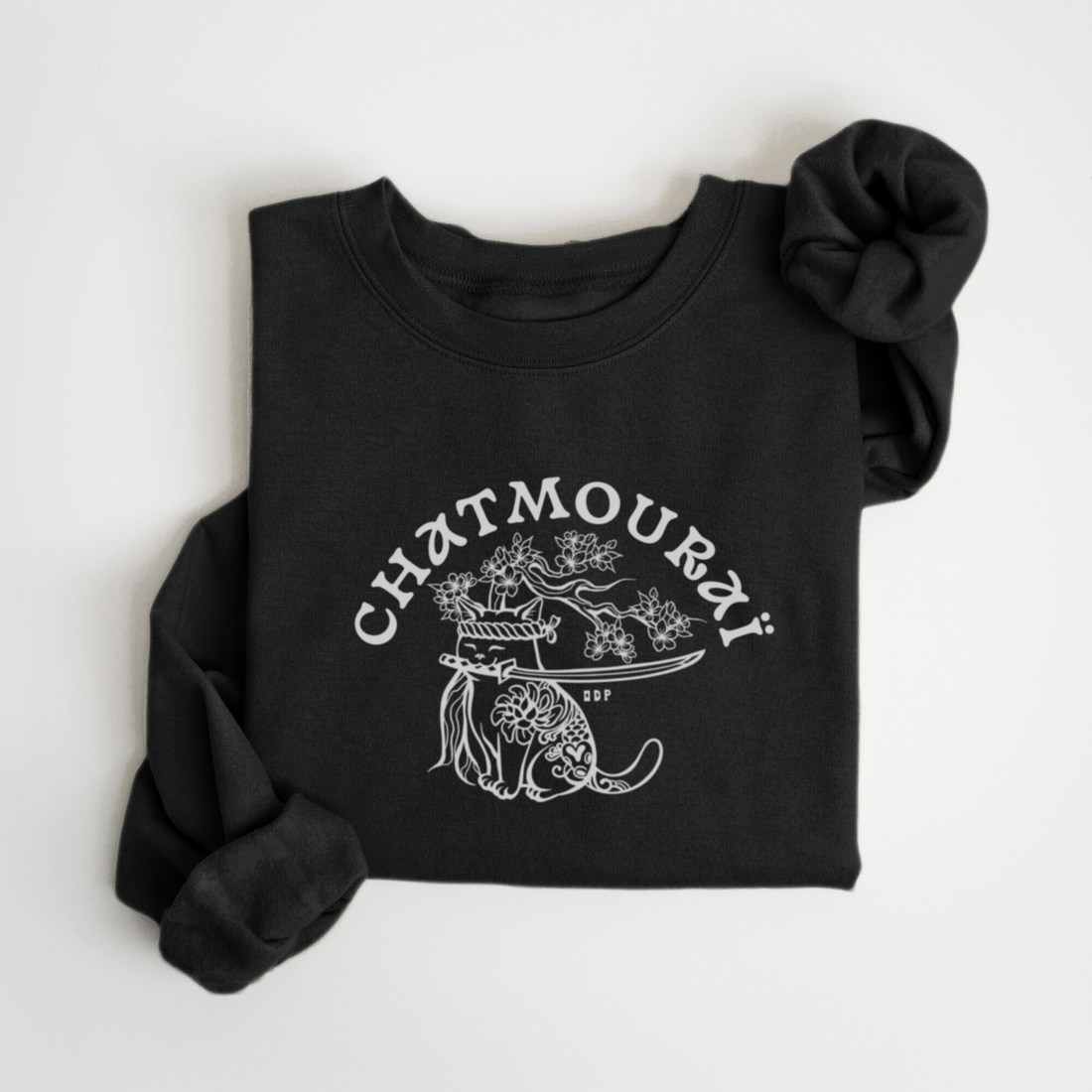 SWEATSHIRT CHATMOURAI - NOIR