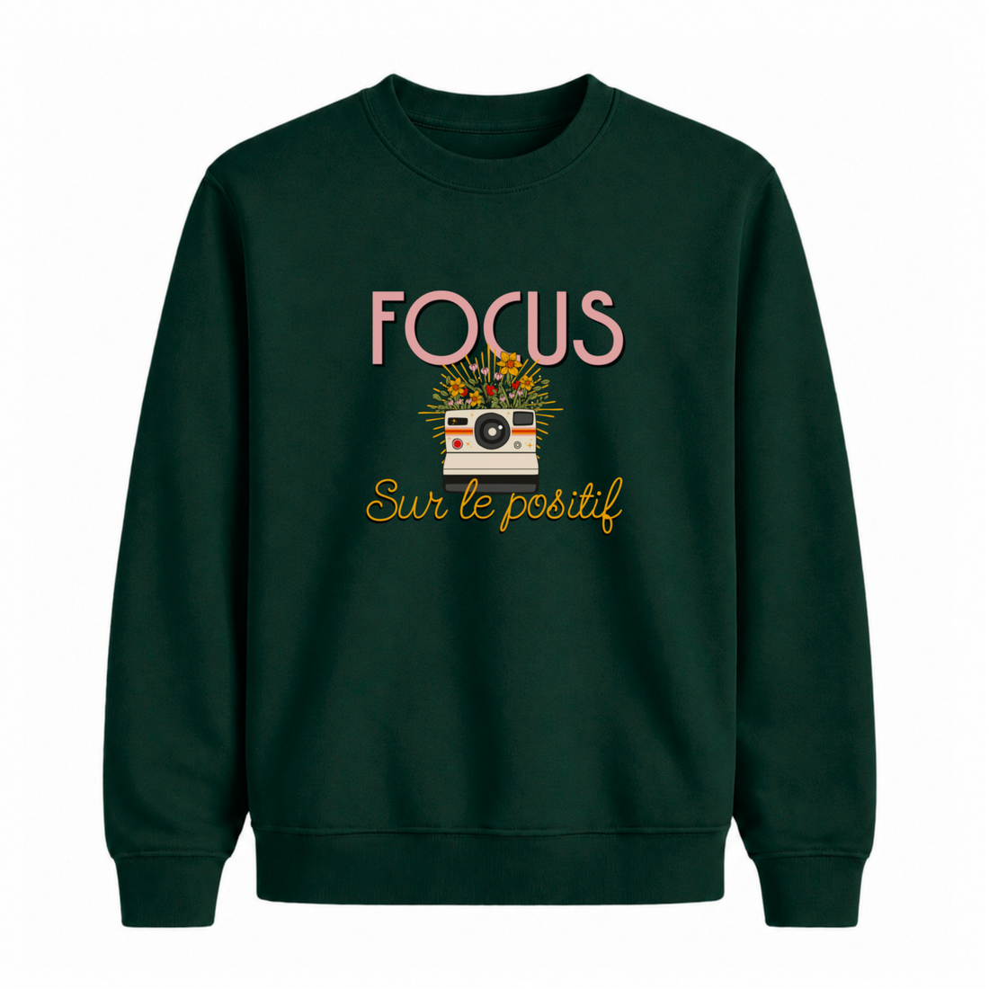 Sweatshirt Focus Sur Le Positif