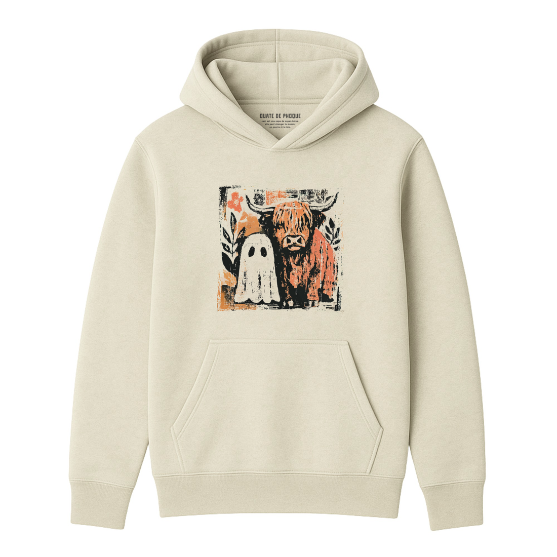 Hoodie Fantôme Vache