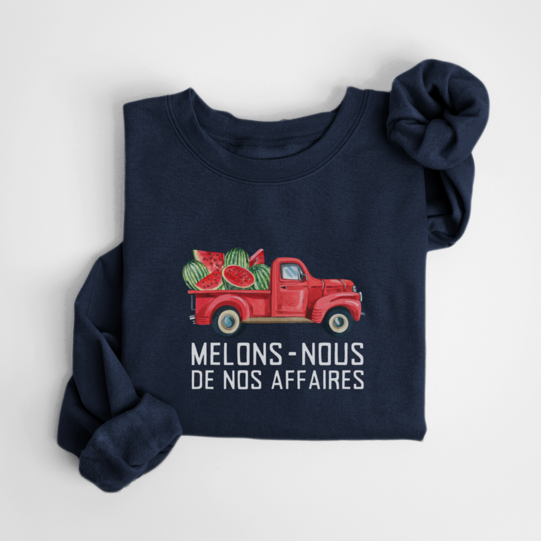 SWEATSHIRT MELONS NOUS - MARINE