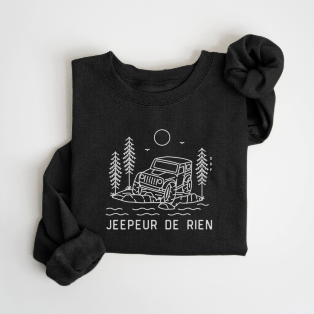 SWEATSHIRT JEEPEUR - NOIR