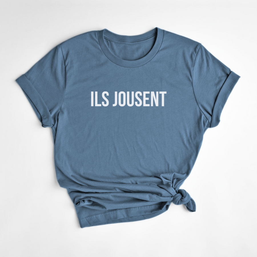 T-SHIRT ILS JOUSENT - DENIM