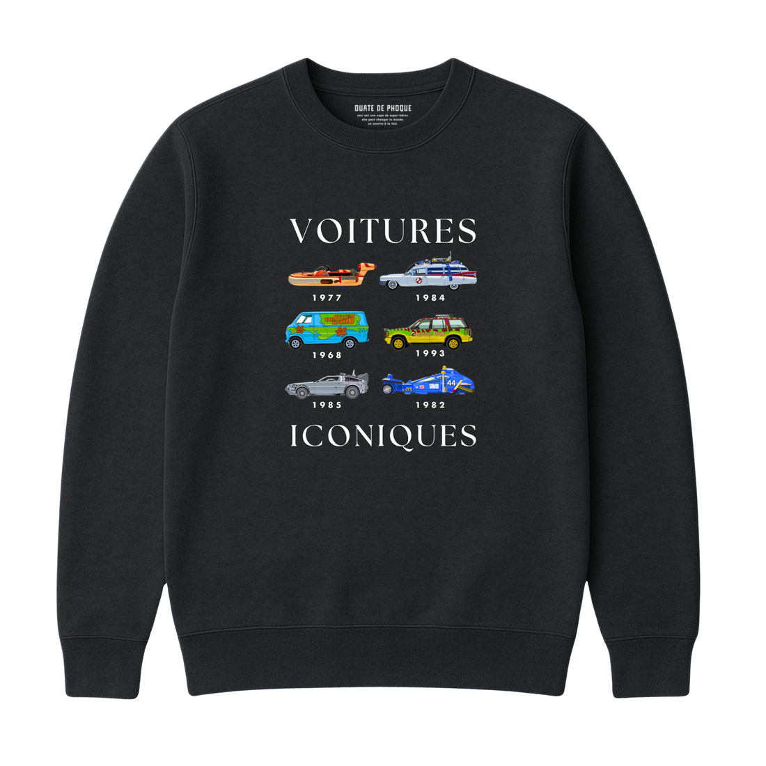 Sweatshirt Voitures Iconiques