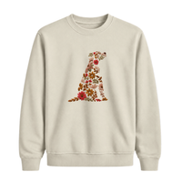 Sweatshirt Chien De Fleurs