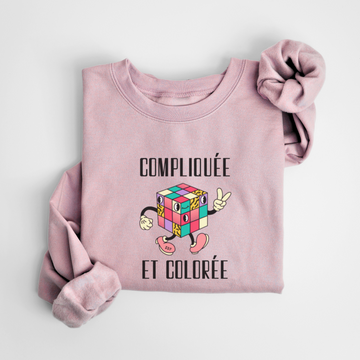 SWEATSHIRT COMPLIQUÉE ET COLORÉE - FLORAL