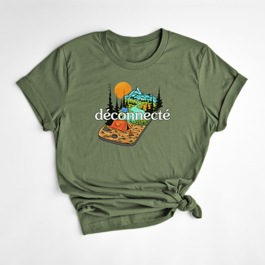 T-SHIRT DÉCONNECTÉ - SAUGE