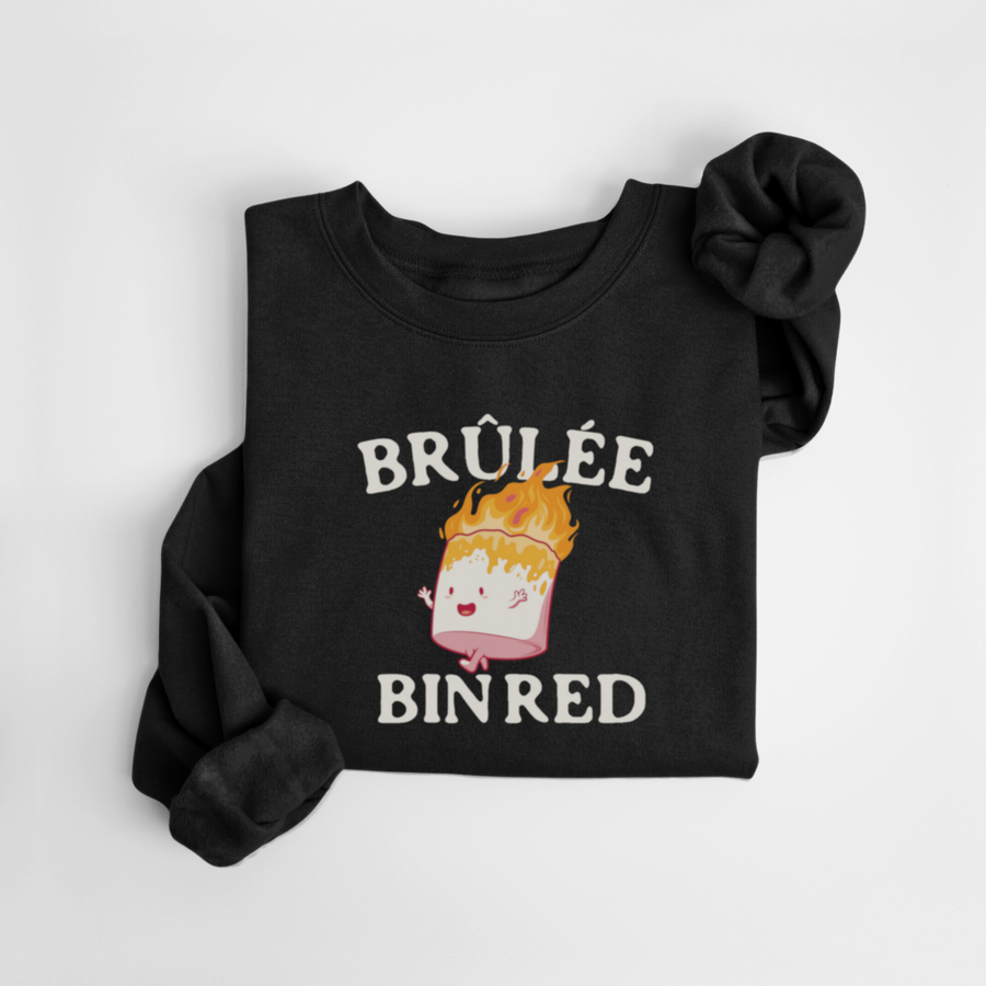 SWEATSHIRT BRÛLÉE BIN RED - ENFANT