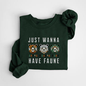 SWEATSHIRT FAUNE - FORÊT