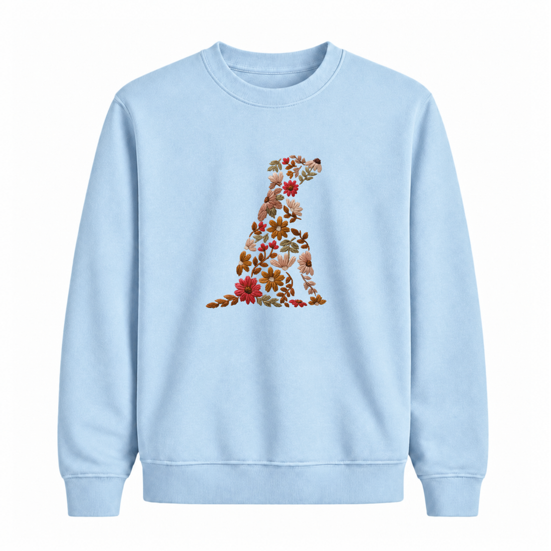 Sweatshirt Chien De Fleurs