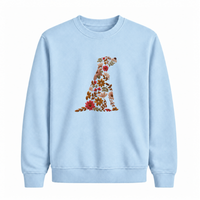 Sweatshirt Chien De Fleurs