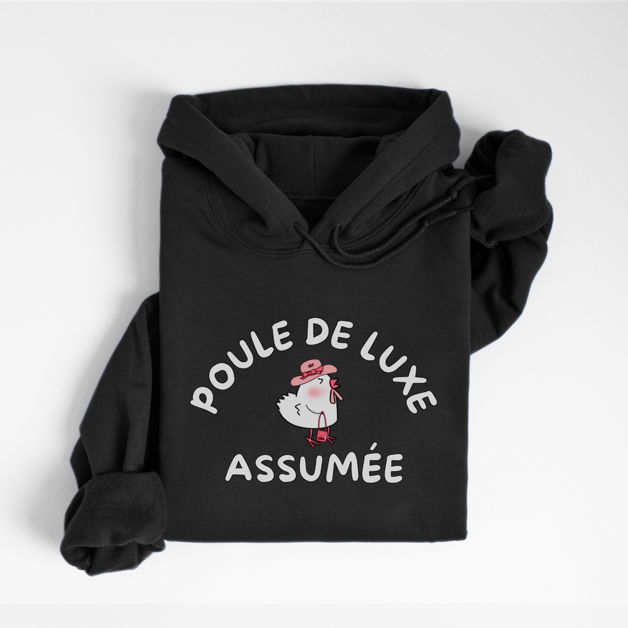 HOODIE POULE DE LUXE - NOIR