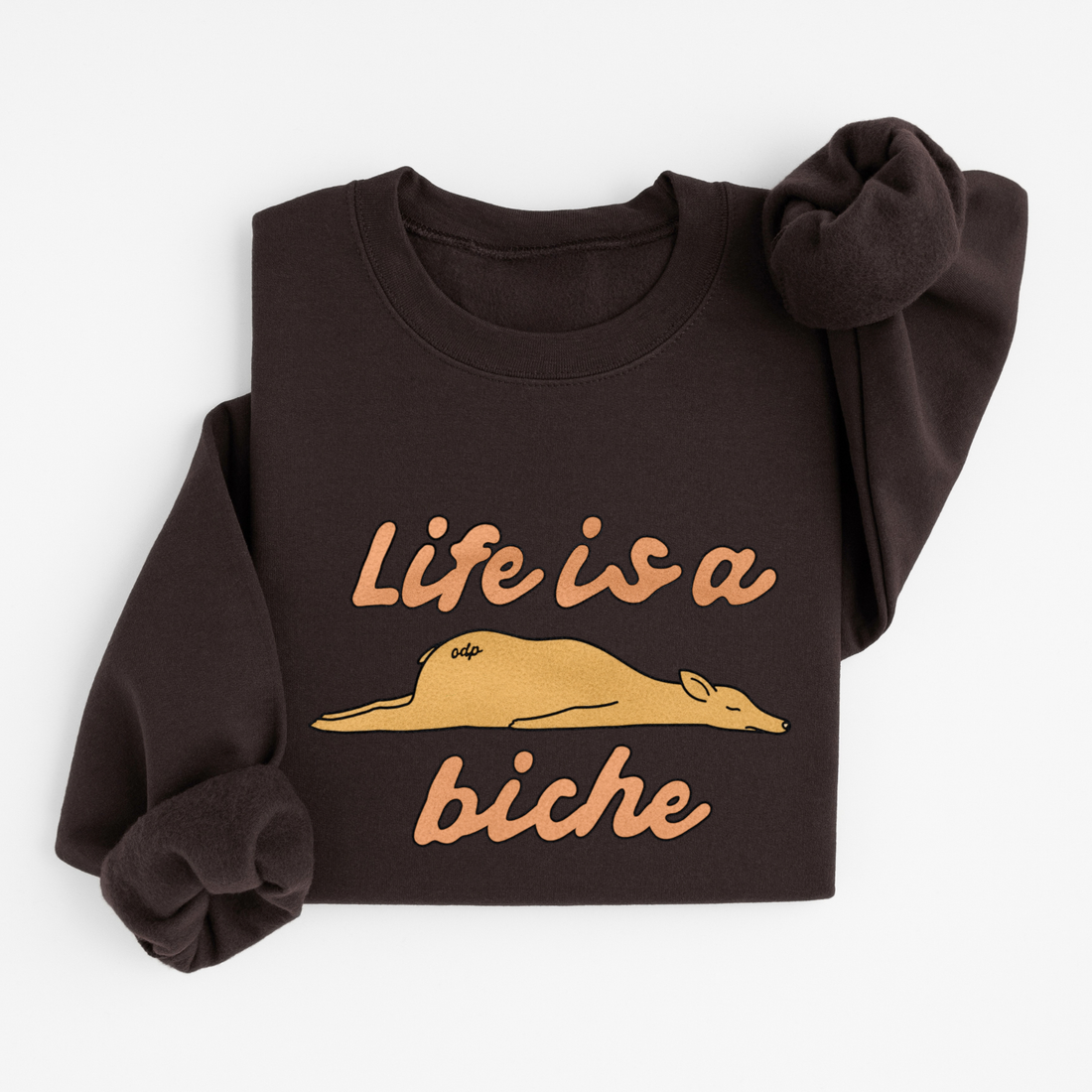 Sweatshirt Life Is A Biche