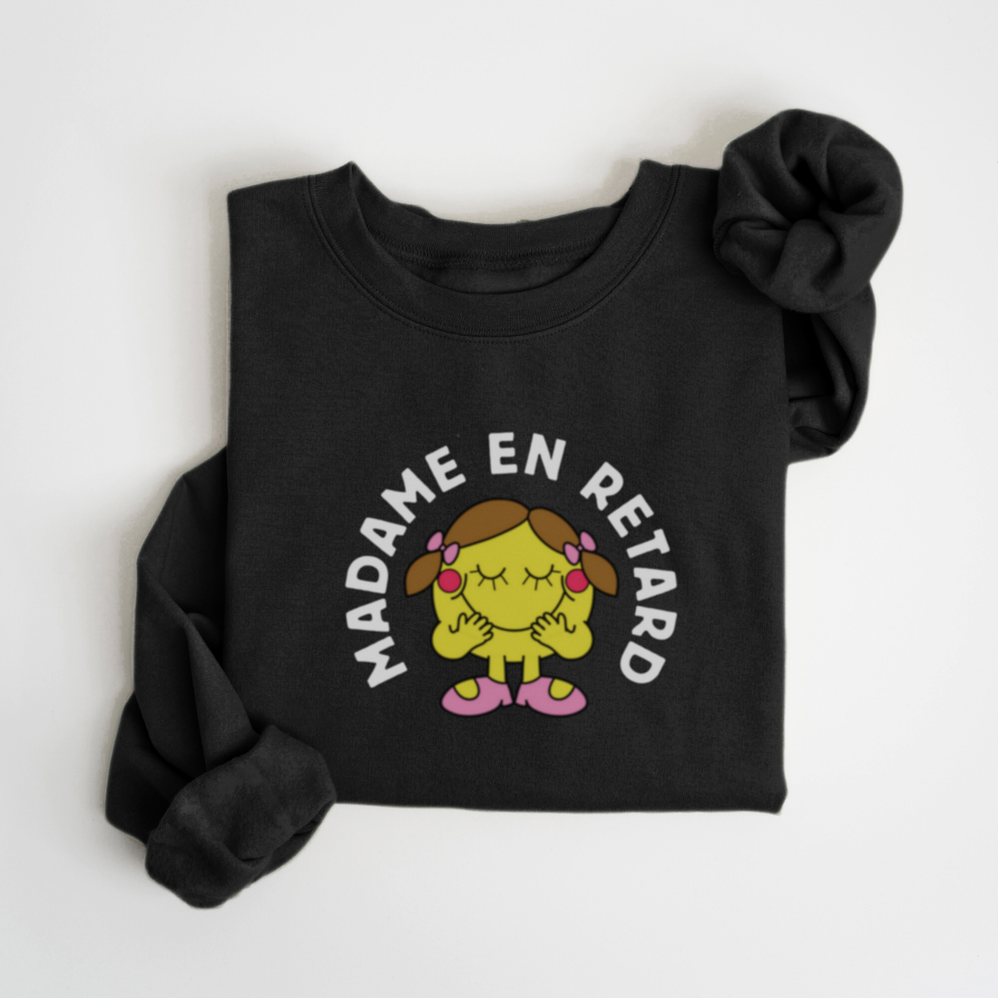 SWEATSHIRT MADAME RETARD - NOIR