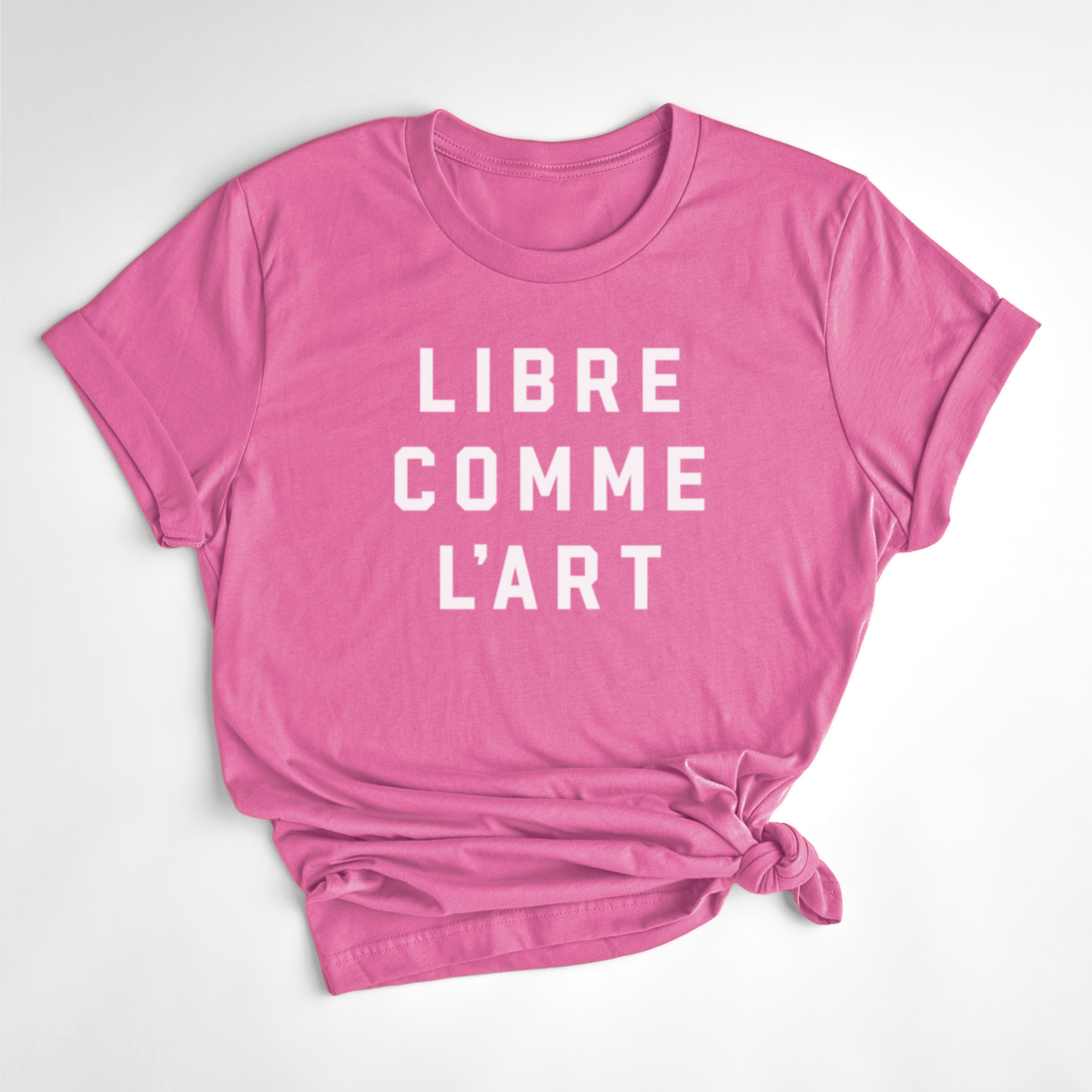 T-SHIRT LIBRE COMME L&