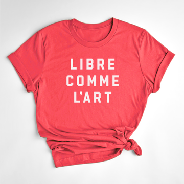 T-SHIRT LIBRE COMME L'ART