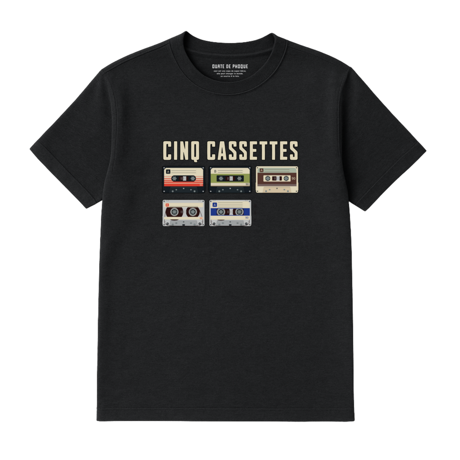 FIVE CASSETTES T-SHIRT