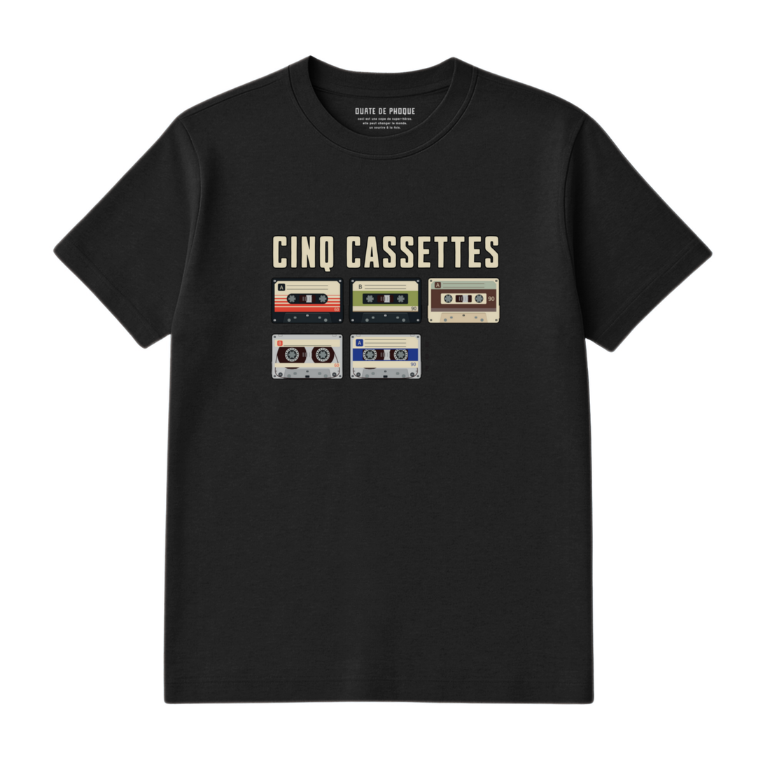 FIVE CASSETTES T-SHIRT
