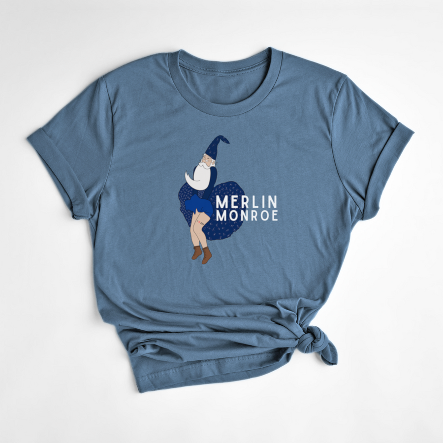 T-SHIRT MERLIN MONROE - DENIM