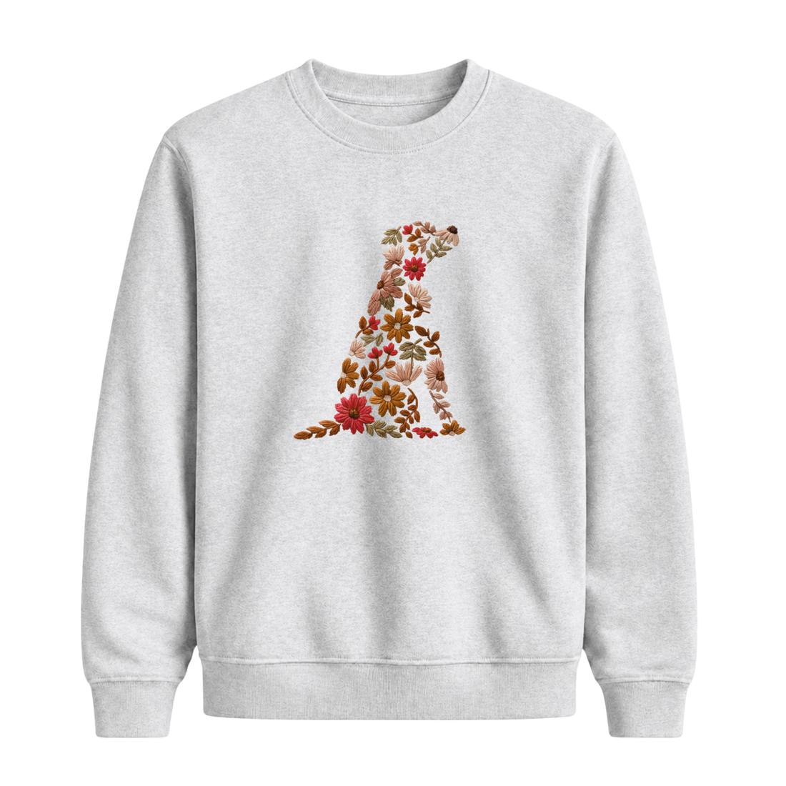 Sweatshirt Chien De Fleurs