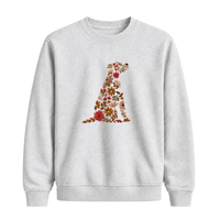 Sweatshirt Chien De Fleurs