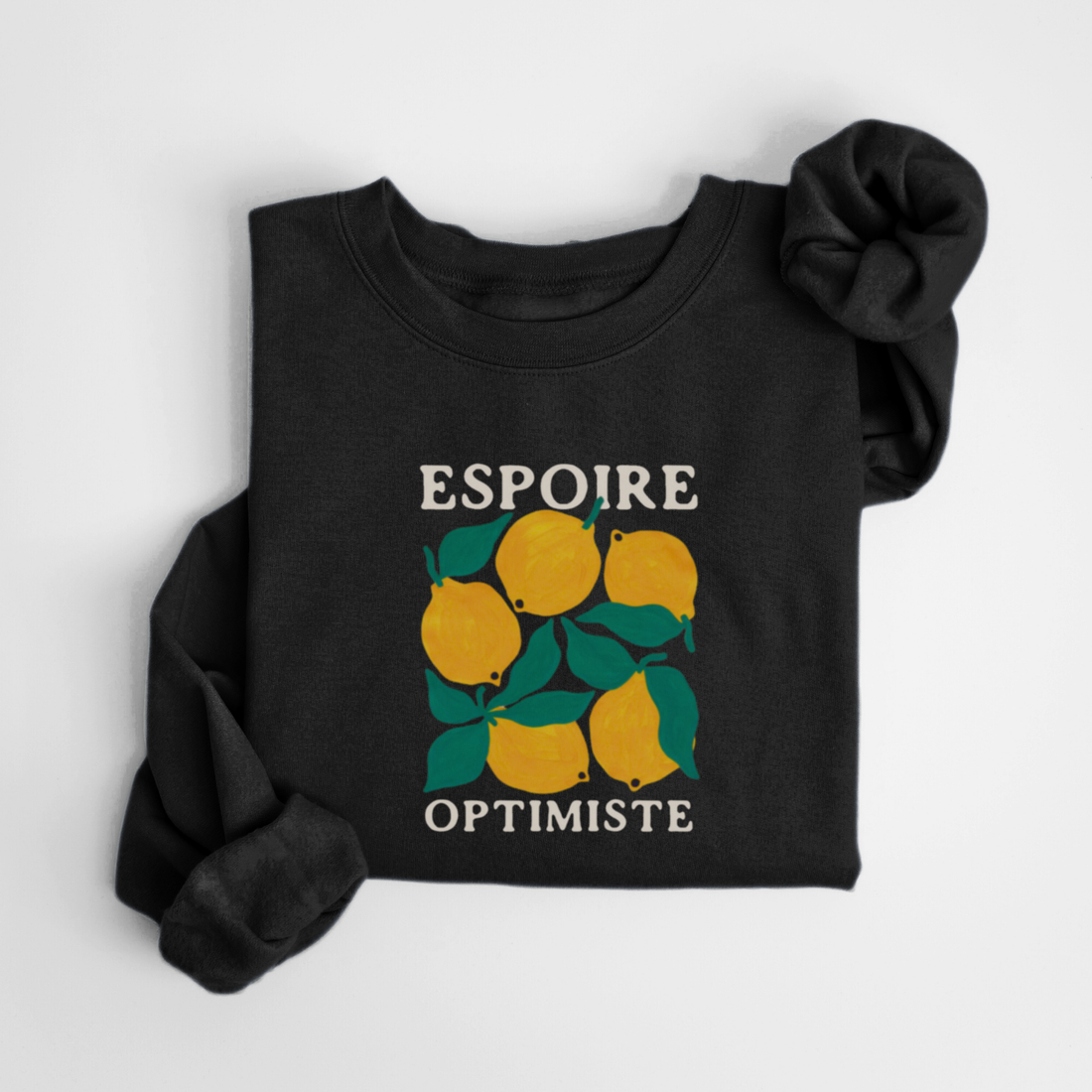 SWEATSHIRT ESPOIRE - NOIR