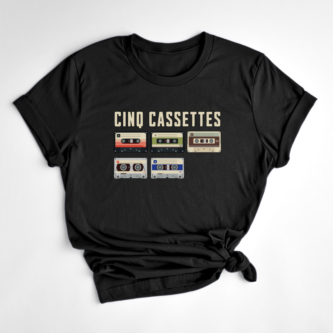 T-SHIRT CINQ CASSETTES