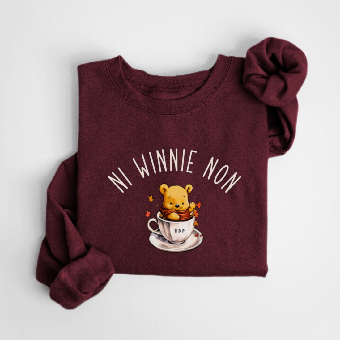 SWEATSHIRT NI WINNIE NON - BORDEAUX