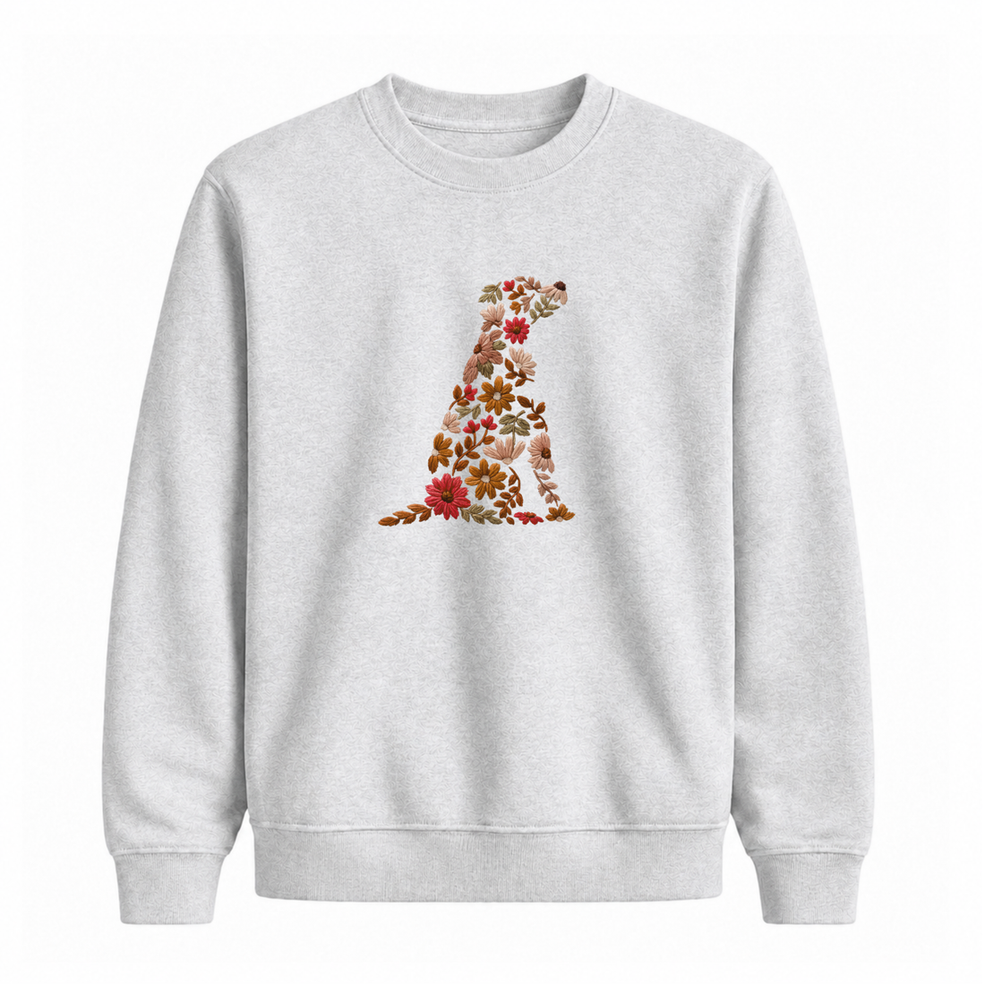 Sweatshirt Chien De Fleurs