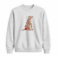 Sweatshirt Chien De Fleurs