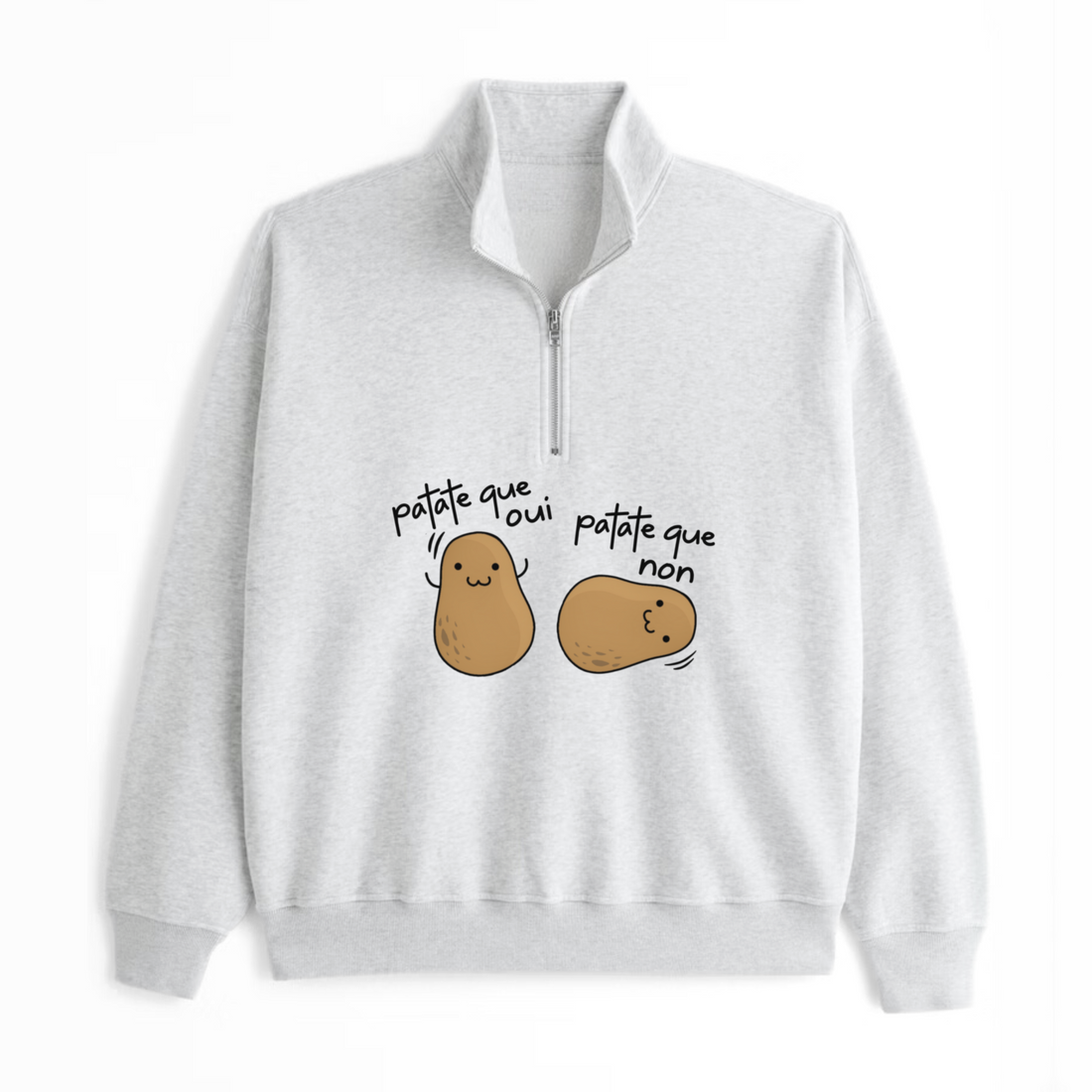 1/4 ZIP PATATE QUE OUI