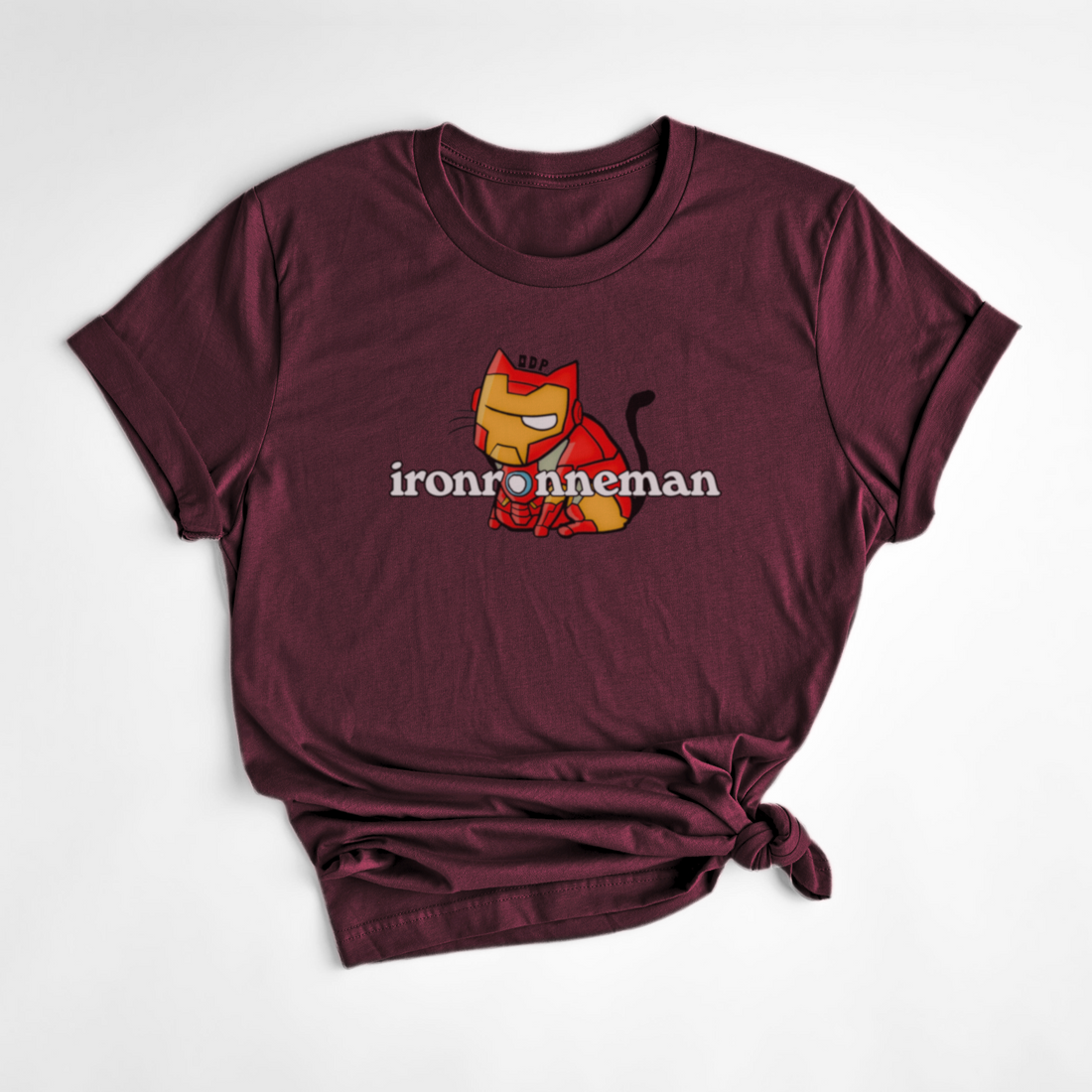 T-SHIRT IRONMAN - BORDEAUX