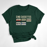 T-SHIRT CINQ CASSETTES