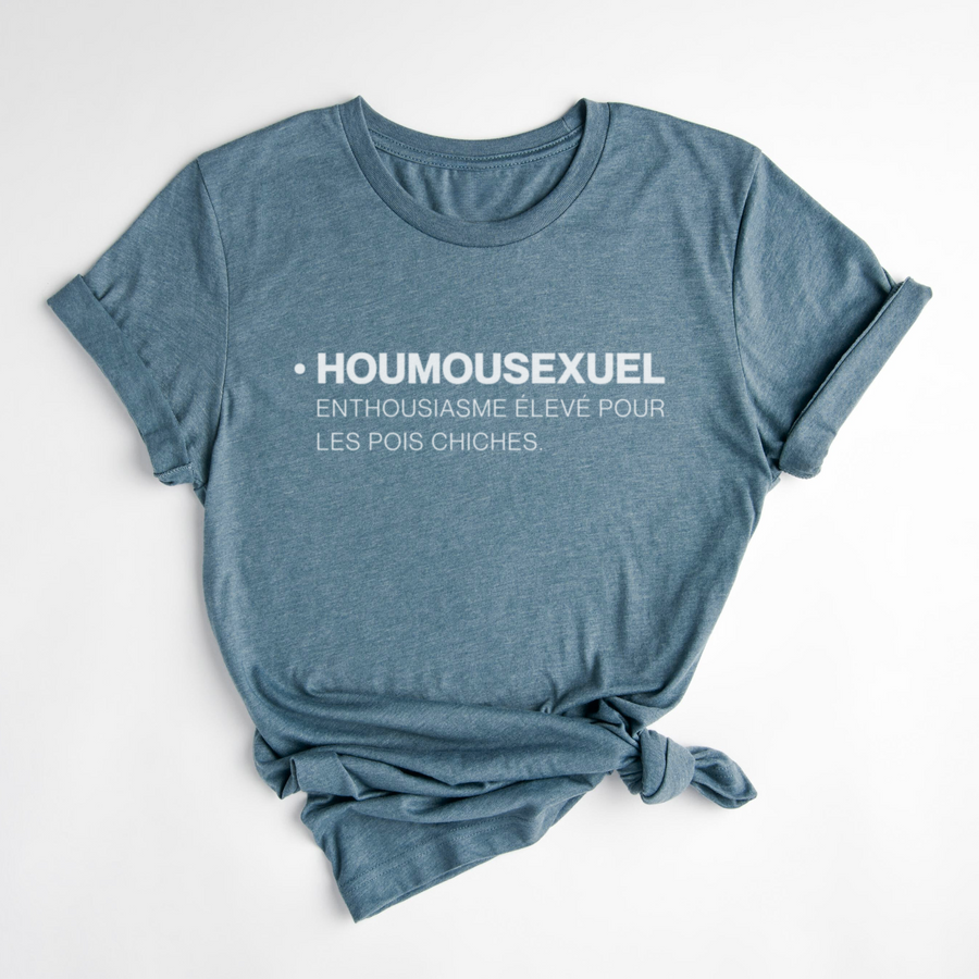 T-SHIRT HOUMOUS - ARDOISE