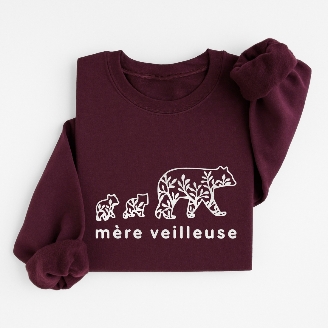Sweatshirt Mère Veilleuse Ours