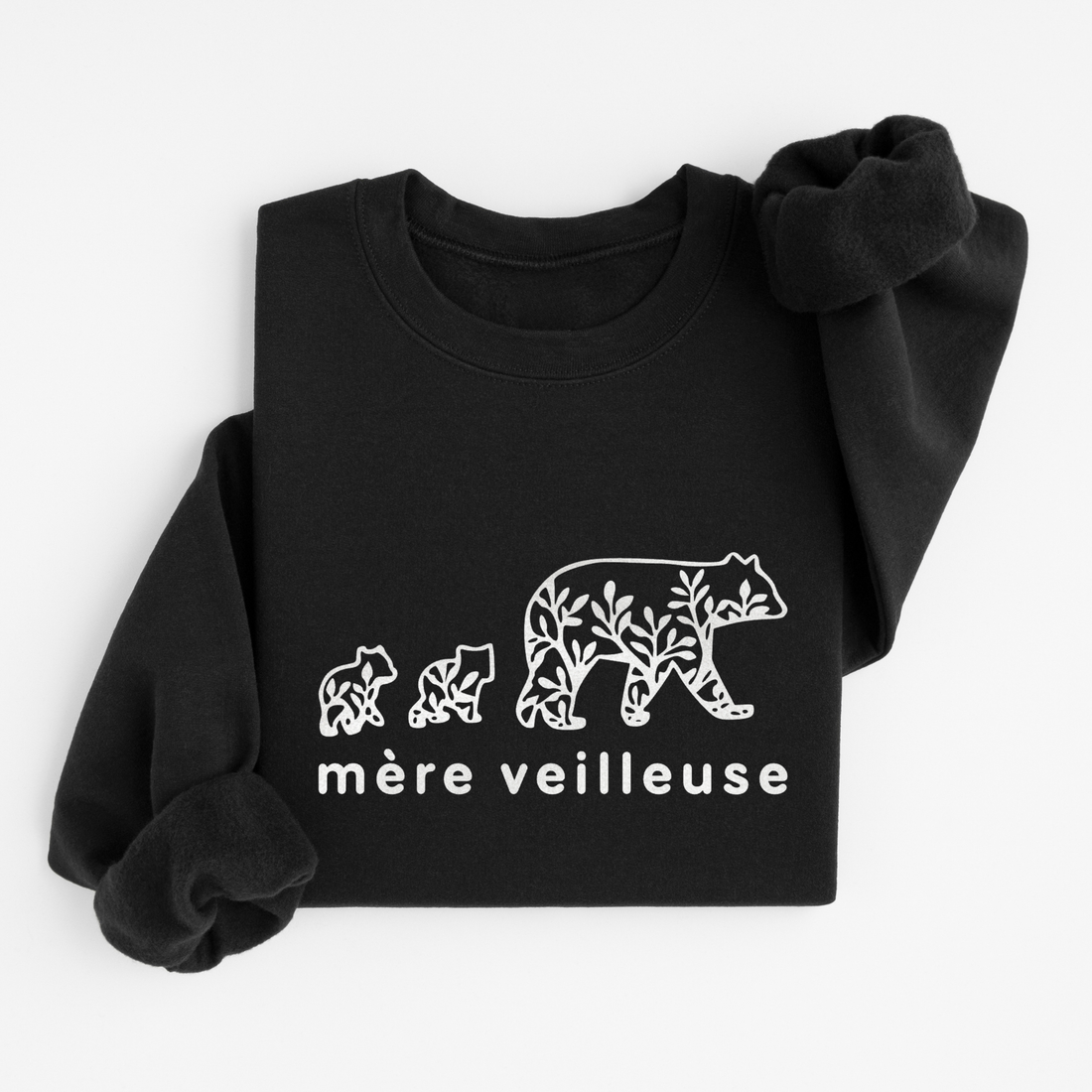 Sweatshirt Mère Veilleuse Ours